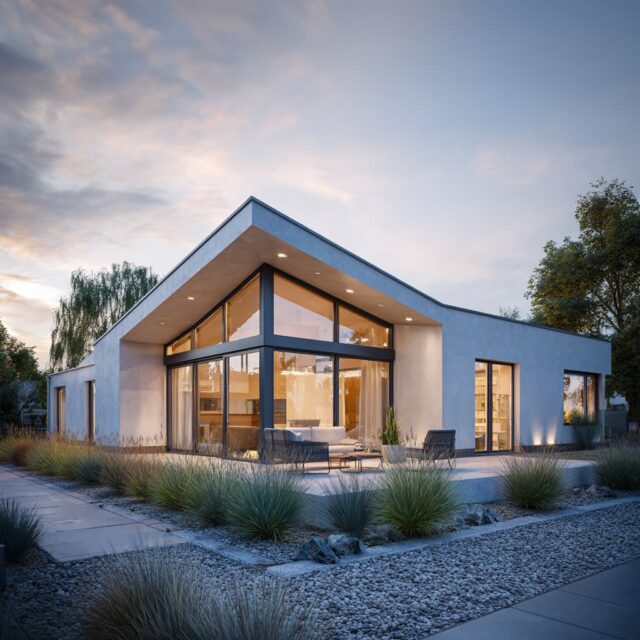 Einfamilien-Bungalow mit Zugang zum Garten und Terrasse